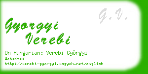 gyorgyi verebi business card