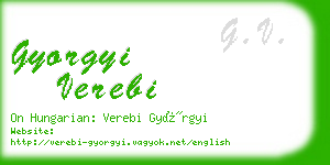 gyorgyi verebi business card